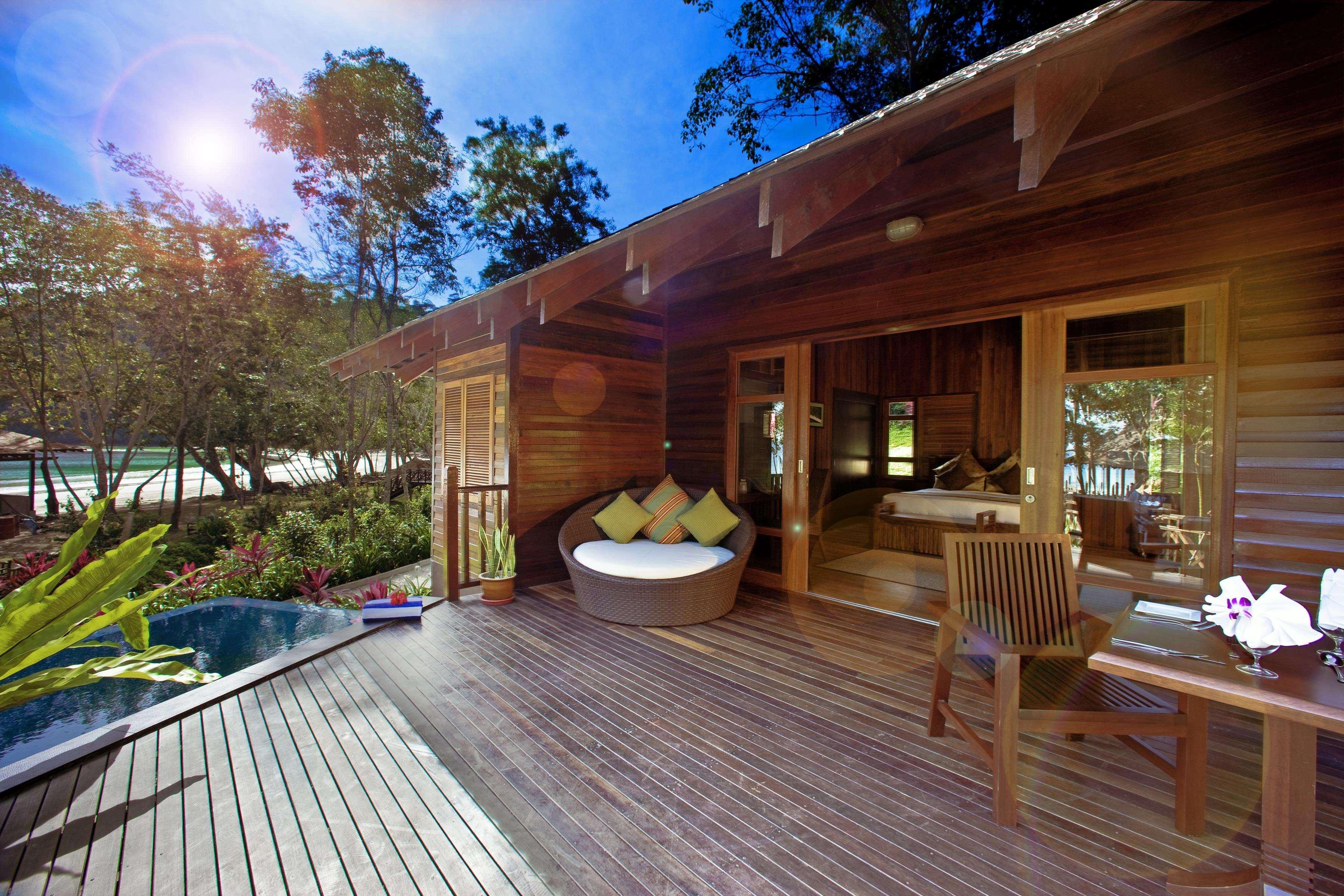 Bunga Raya Island Resort & Spa Gaya Island Exterior foto